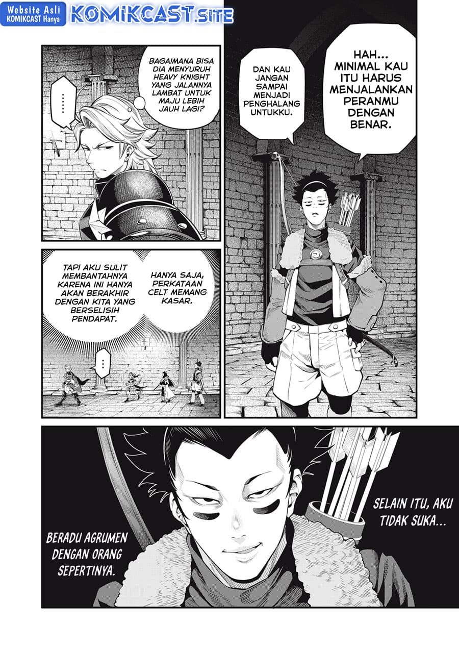 Halaman 5 dari Tsuihou Sareta Tenshou Juu Kishi wa Game Chishiki de Musou Suru Chapter 51
