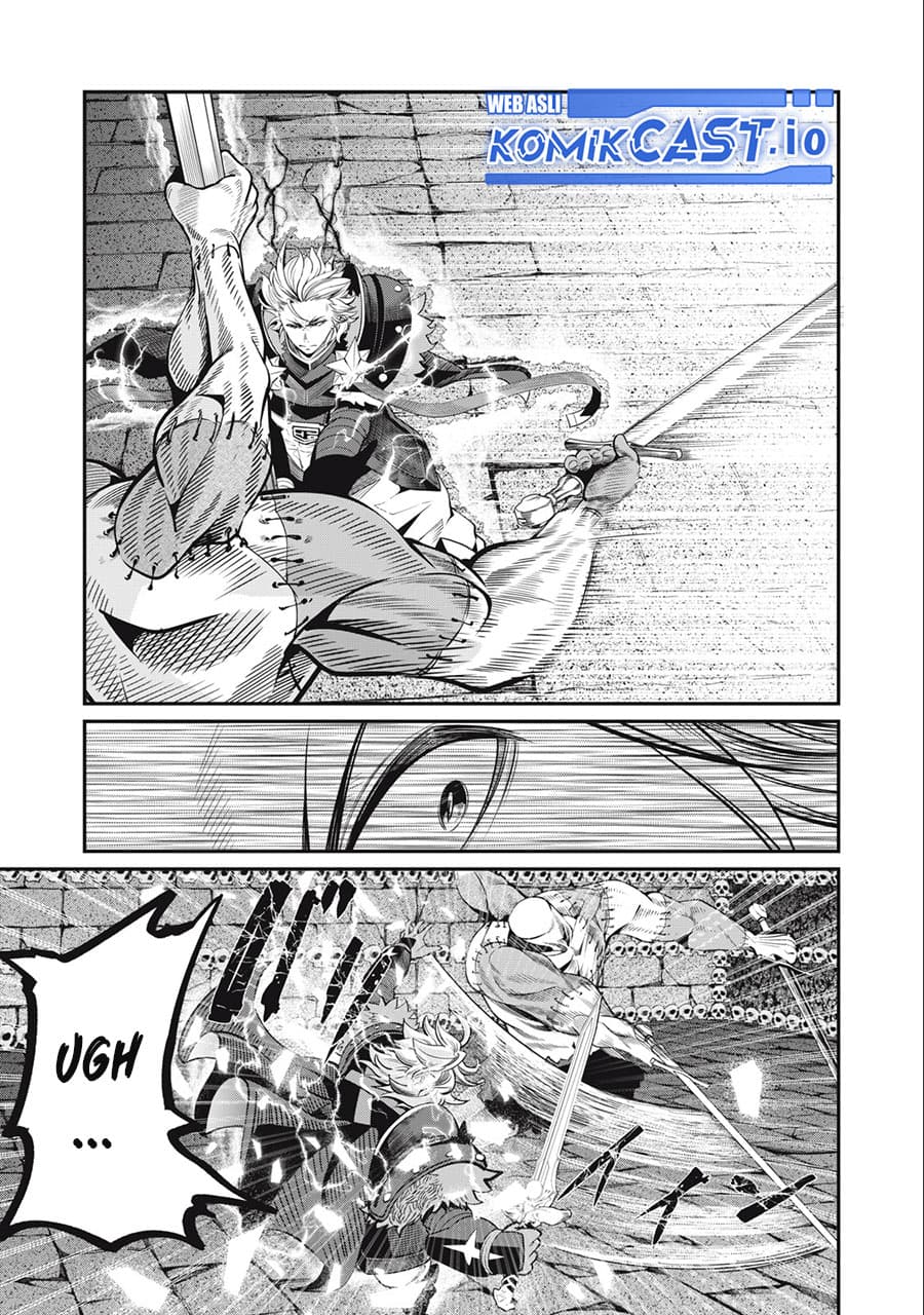 Halaman 10 dari Tsuihou Sareta Tenshou Juu Kishi wa Game Chishiki de Musou Suru Chapter 56