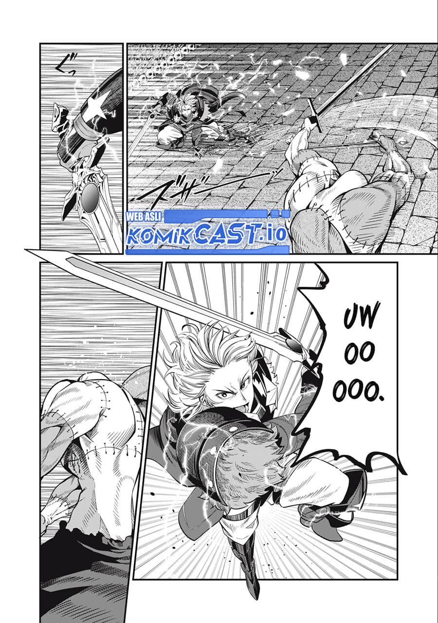 Halaman 11 dari Tsuihou Sareta Tenshou Juu Kishi wa Game Chishiki de Musou Suru Chapter 56