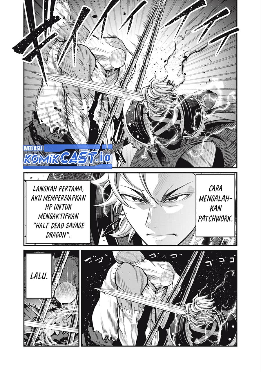 Halaman 12 dari Tsuihou Sareta Tenshou Juu Kishi wa Game Chishiki de Musou Suru Chapter 56