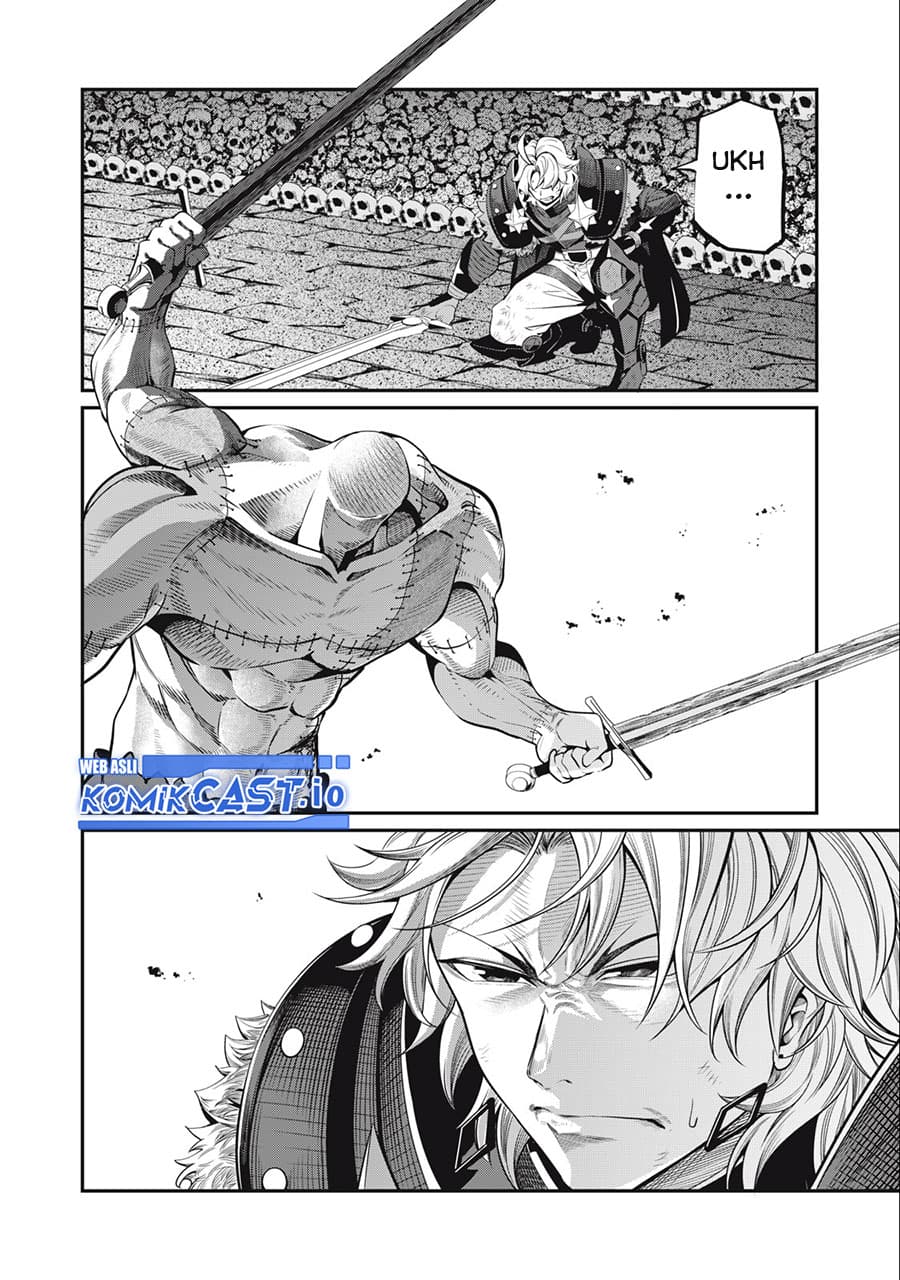 Halaman 3 dari Tsuihou Sareta Tenshou Juu Kishi wa Game Chishiki de Musou Suru Chapter 56