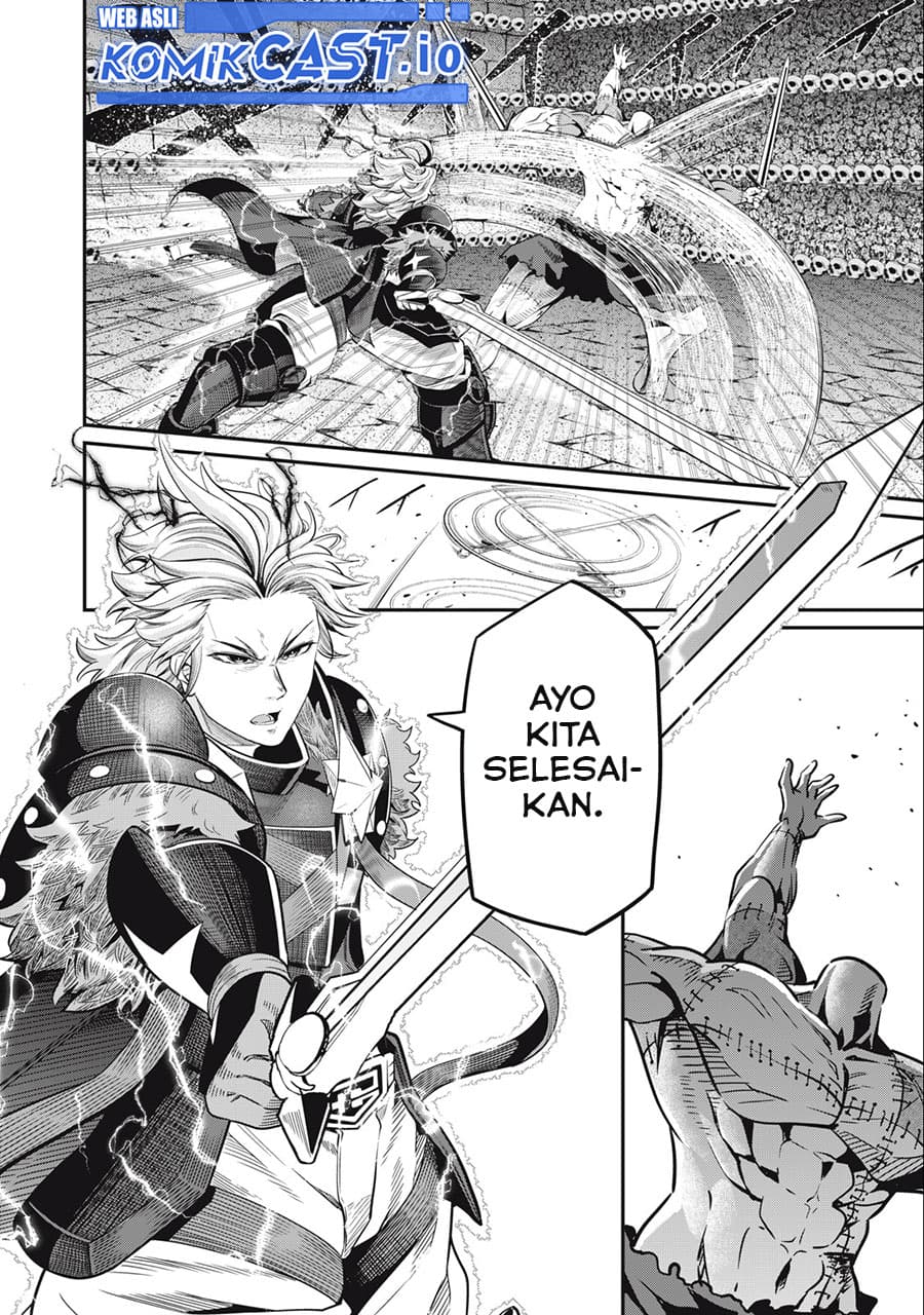 Halaman 7 dari Tsuihou Sareta Tenshou Juu Kishi wa Game Chishiki de Musou Suru Chapter 56