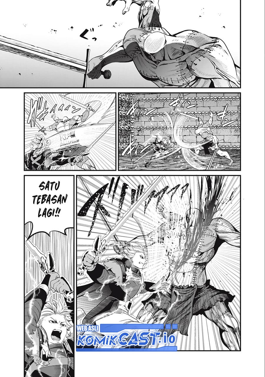 Halaman 8 dari Tsuihou Sareta Tenshou Juu Kishi wa Game Chishiki de Musou Suru Chapter 56