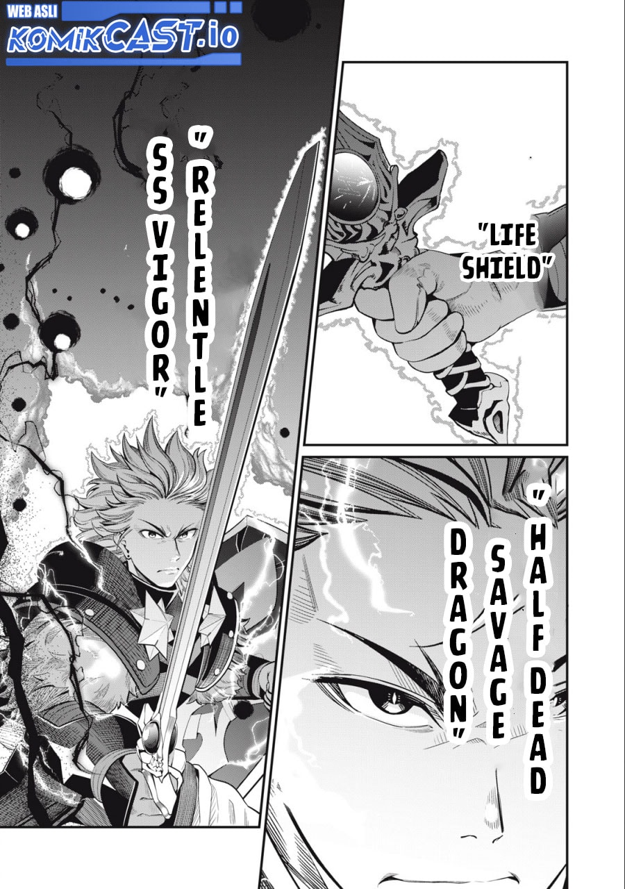 Halaman 13 dari Tsuihou Sareta Tenshou Juu Kishi wa Game Chishiki de Musou Suru Chapter 60