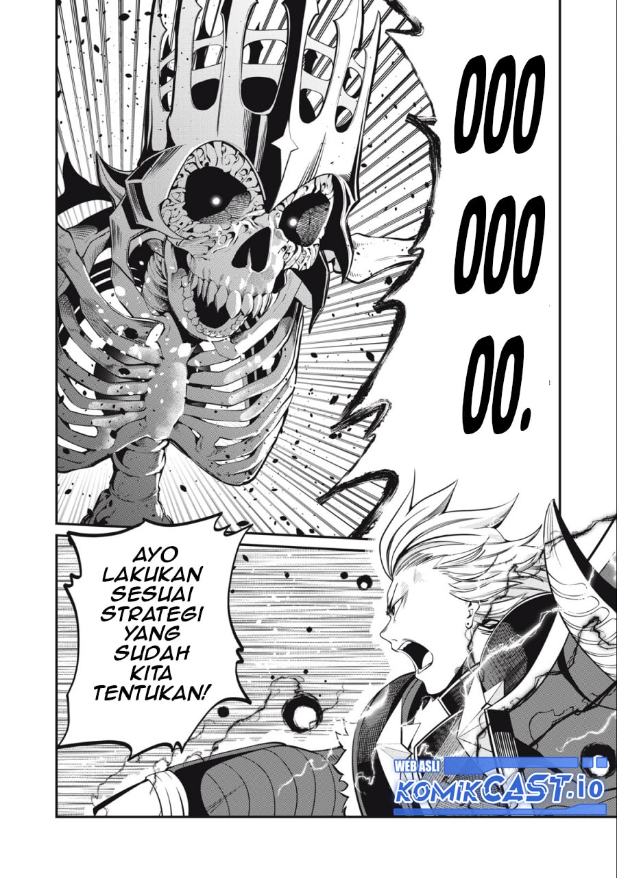 Halaman 14 dari Tsuihou Sareta Tenshou Juu Kishi wa Game Chishiki de Musou Suru Chapter 60