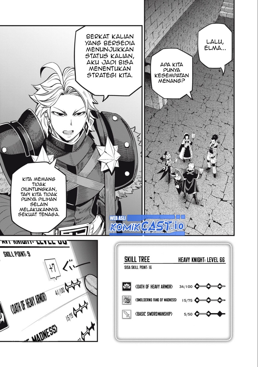 Halaman 3 dari Tsuihou Sareta Tenshou Juu Kishi wa Game Chishiki de Musou Suru Chapter 60
