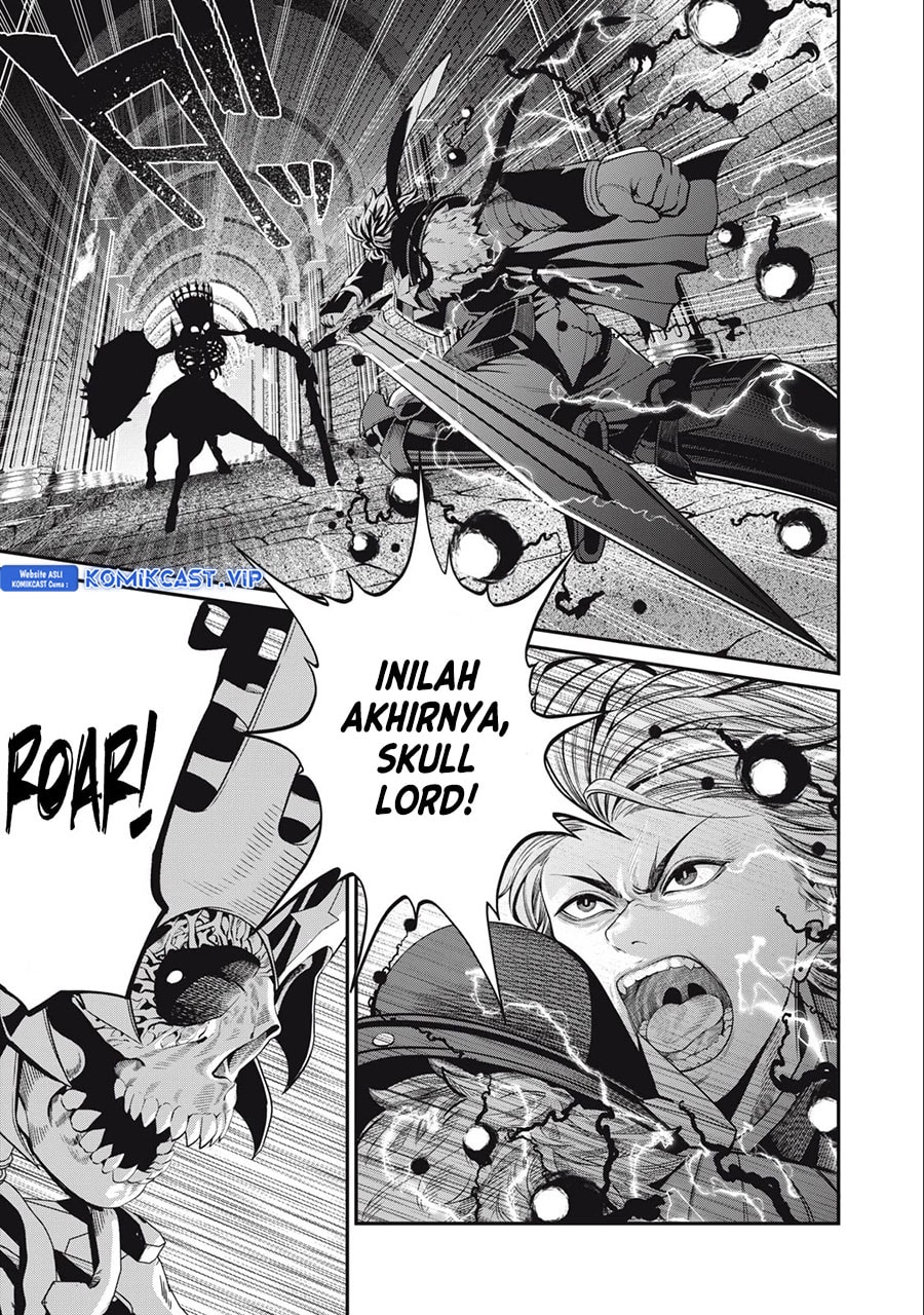 Halaman 12 dari Tsuihou Sareta Tenshou Juu Kishi wa Game Chishiki de Musou Suru Chapter 63