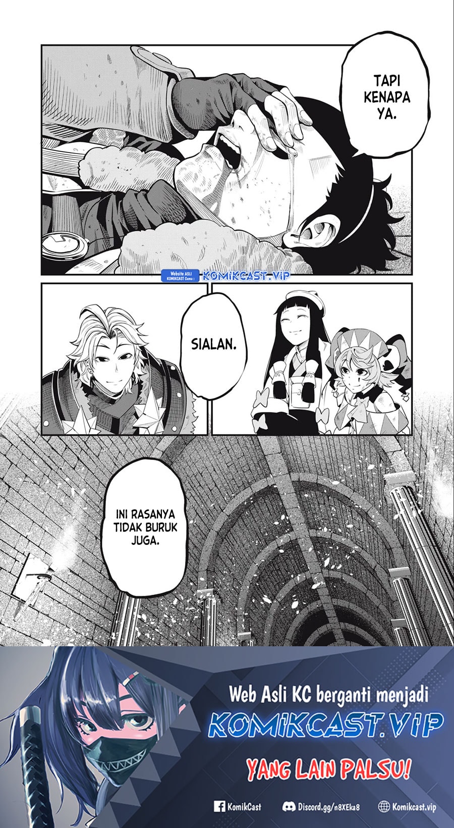 Halaman 18 dari Tsuihou Sareta Tenshou Juu Kishi wa Game Chishiki de Musou Suru Chapter 63