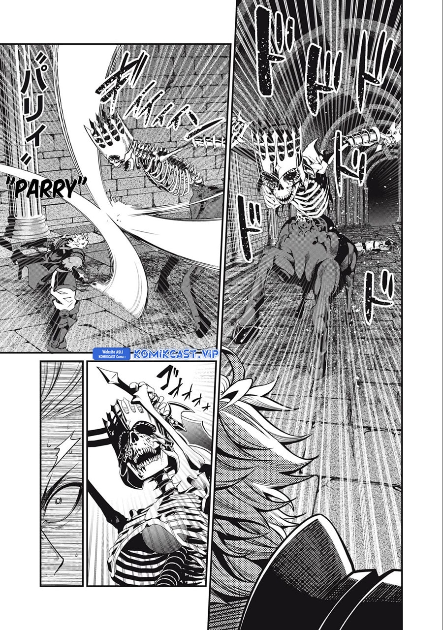 Halaman 6 dari Tsuihou Sareta Tenshou Juu Kishi wa Game Chishiki de Musou Suru Chapter 63