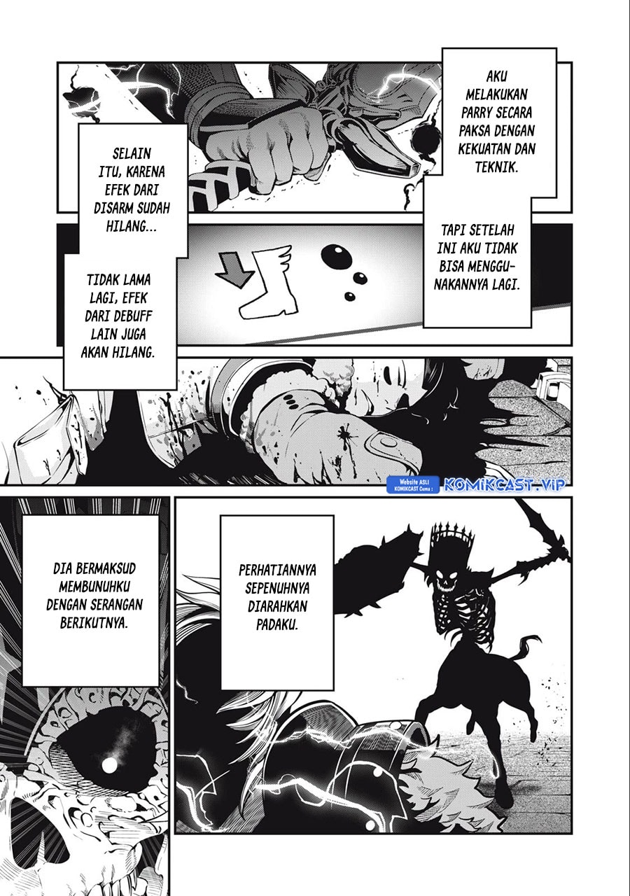 Halaman 8 dari Tsuihou Sareta Tenshou Juu Kishi wa Game Chishiki de Musou Suru Chapter 63