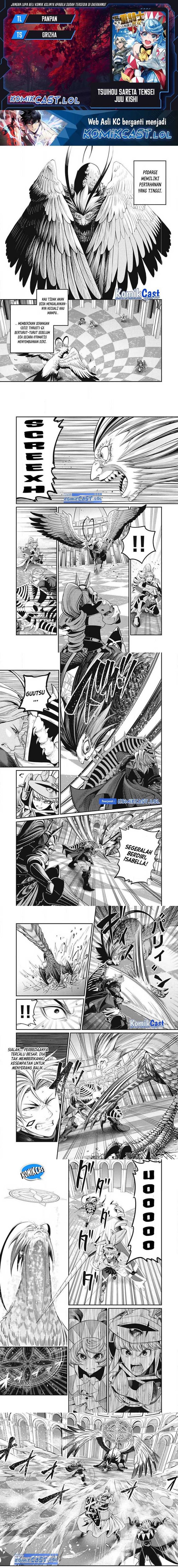 Halaman 1 dari Tsuihou Sareta Tenshou Juu Kishi wa Game Chishiki de Musou Suru Chapter 76