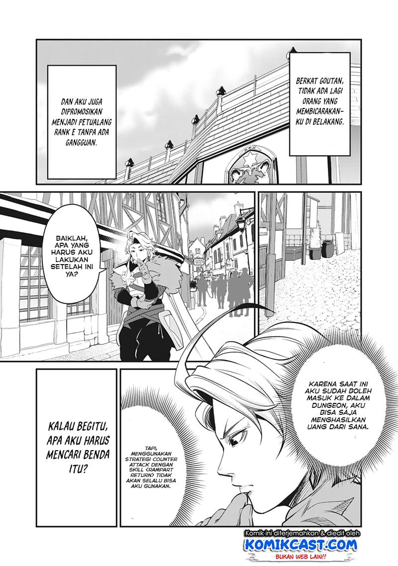 Halaman 14 dari Tsuihou Sareta Tenshou Juu Kishi wa Game Chishiki de Musou Suru Chapter 9