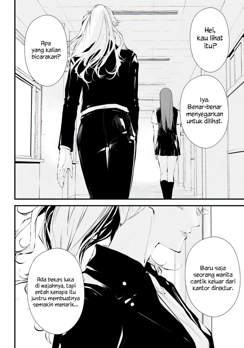 Halaman 2 dari Tsurenai Hodo Aokute Azatoi Kurai ni Akai Chapter 13.5