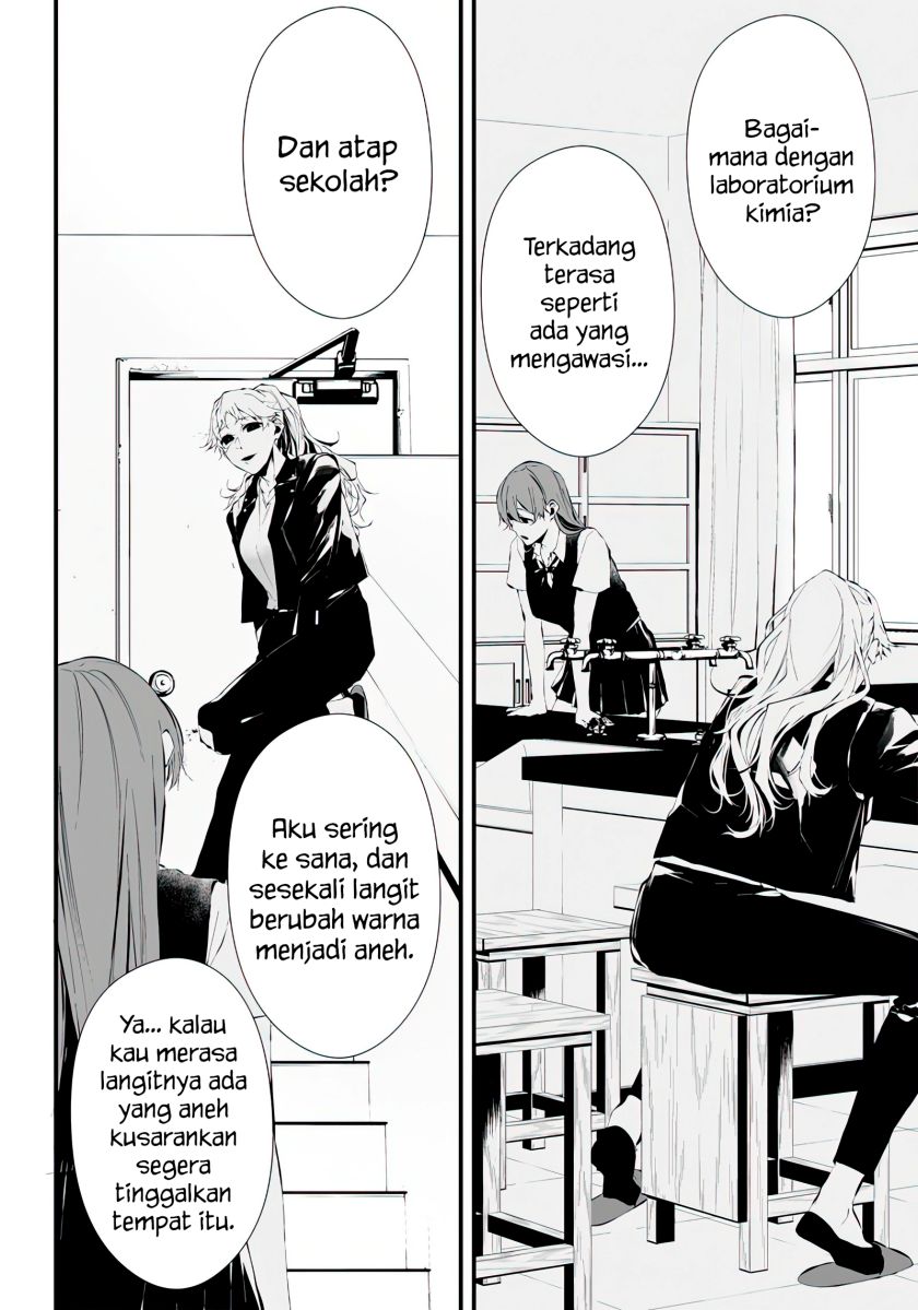 Halaman 8 dari Tsurenai Hodo Aokute Azatoi Kurai ni Akai Chapter 13.5