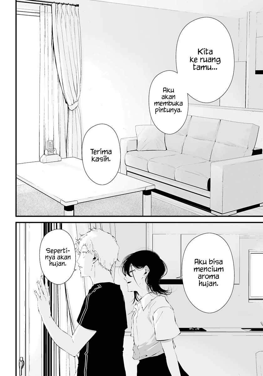 Halaman 4 dari Tsurenai Hodo Aokute Azatoi Kurai ni Akai Chapter 18