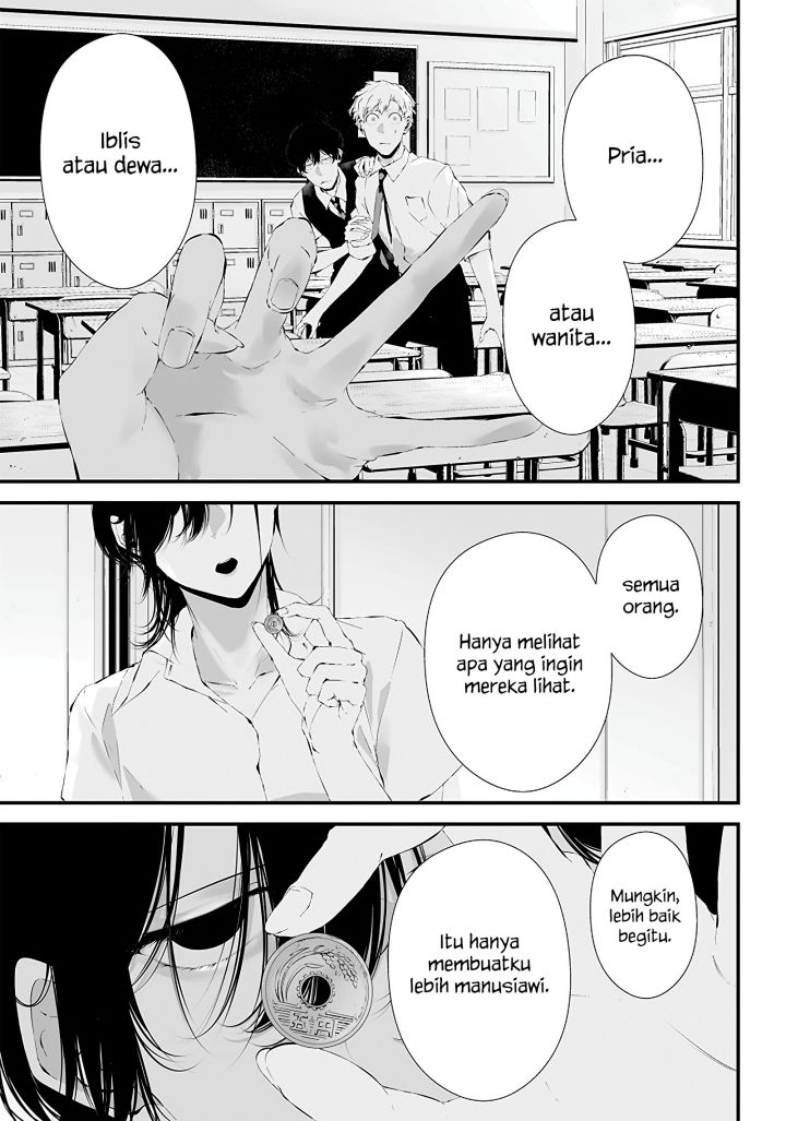 Halaman 1 dari Tsurenai Hodo Aokute Azatoi Kurai ni Akai Chapter 21