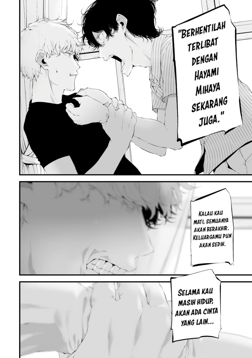 Halaman 6 dari Tsurenai Hodo Aokute Azatoi Kurai ni Akai Chapter 28