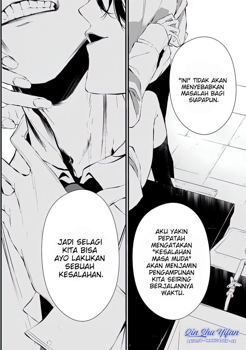 Halaman 6 dari Tsurenai Hodo Aokute Azatoi Kurai ni Akai Chapter 3