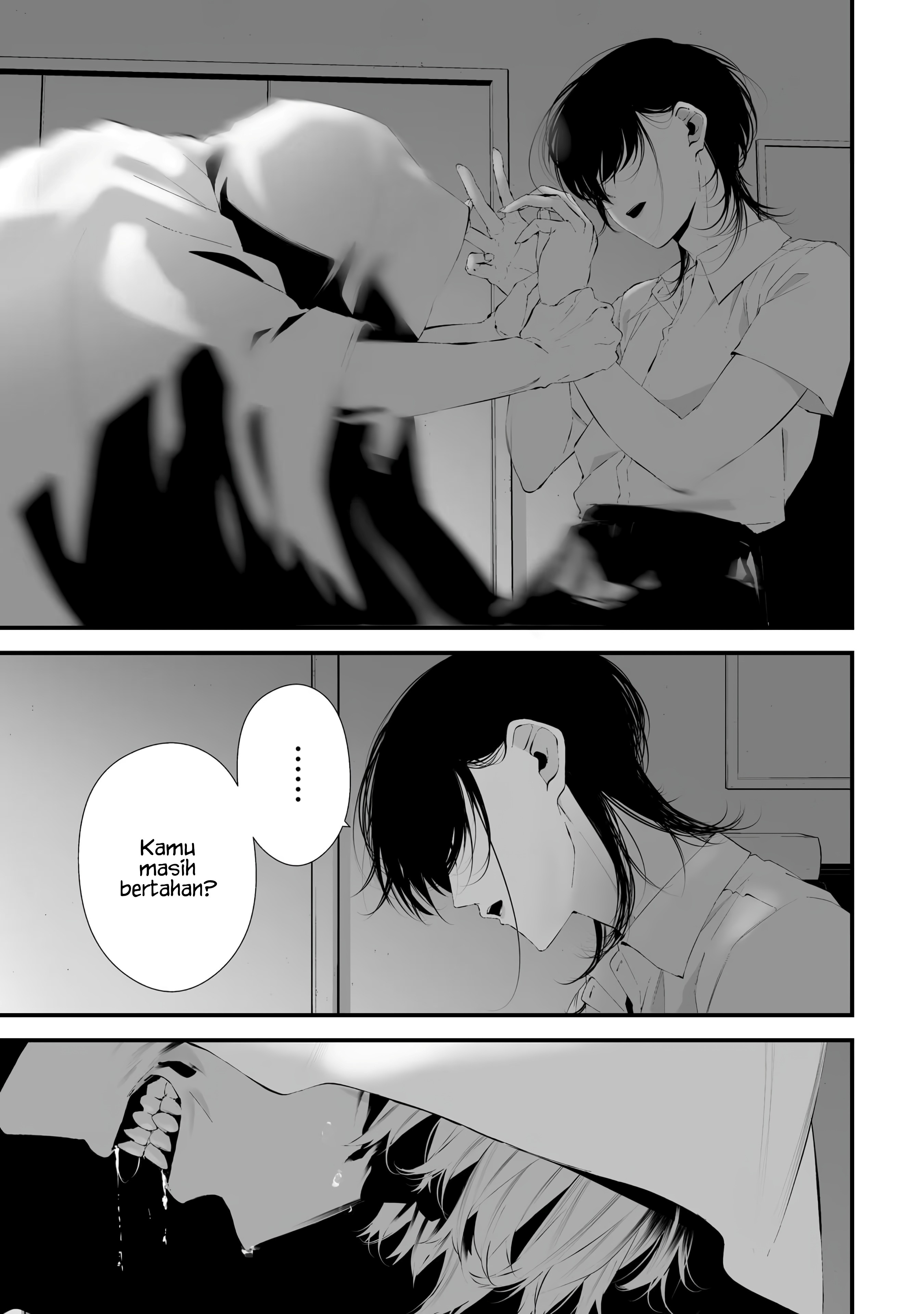 Halaman 3 dari Tsurenai Hodo Aokute Azatoi Kurai ni Akai Chapter 30