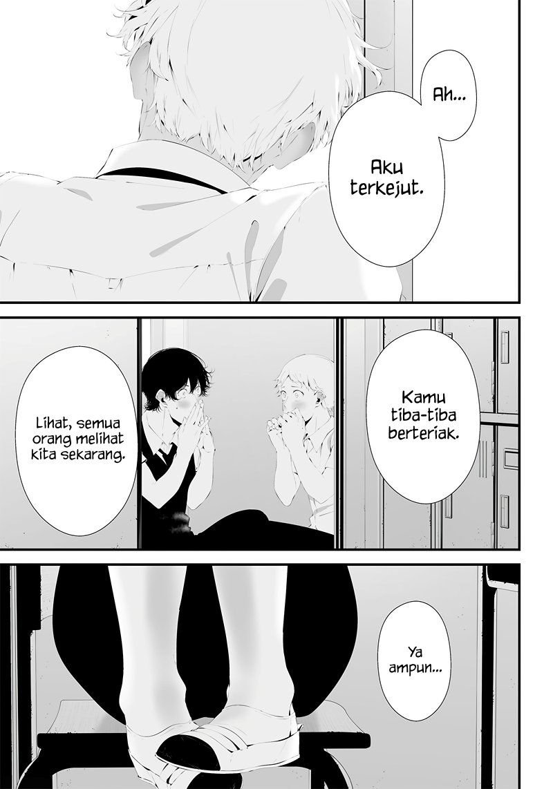 Halaman 13 dari Tsurenai Hodo Aokute Azatoi Kurai ni Akai Chapter 33