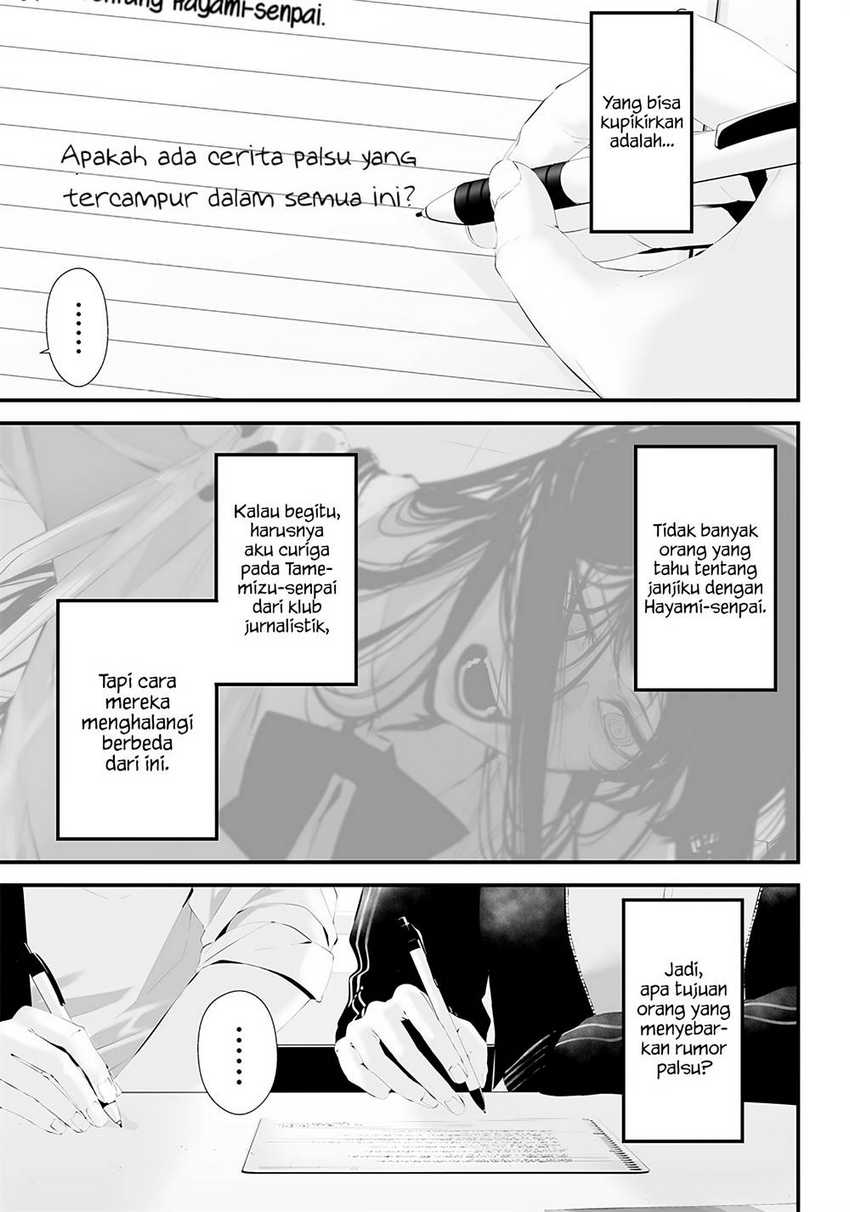 Halaman 11 dari Tsurenai Hodo Aokute Azatoi Kurai ni Akai Chapter 35