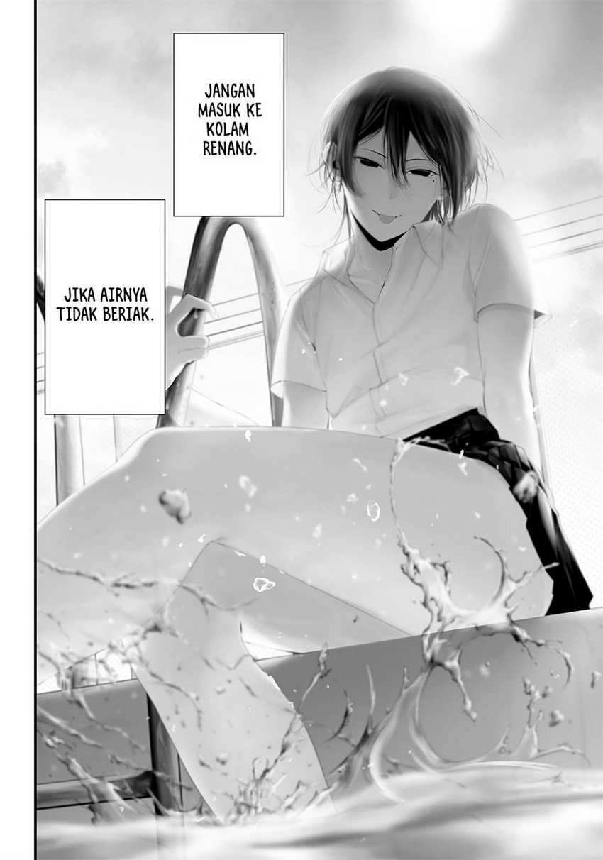 Halaman 2 dari Tsurenai Hodo Aokute Azatoi Kurai ni Akai Chapter 36