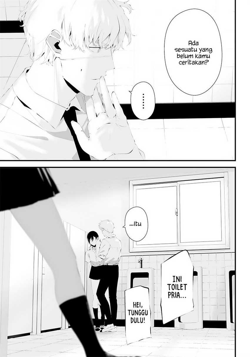 Halaman 9 dari Tsurenai Hodo Aokute Azatoi Kurai ni Akai Chapter 36