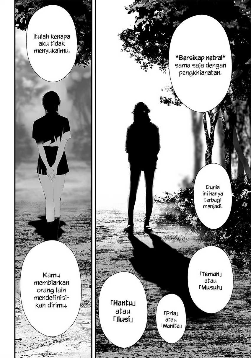 Halaman 12 dari Tsurenai Hodo Aokute Azatoi Kurai ni Akai Chapter 37