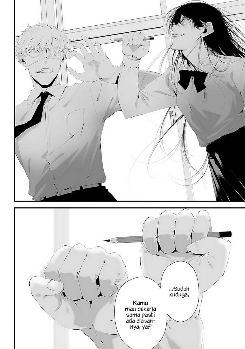 Halaman 6 dari Tsurenai Hodo Aokute Azatoi Kurai ni Akai Chapter 37