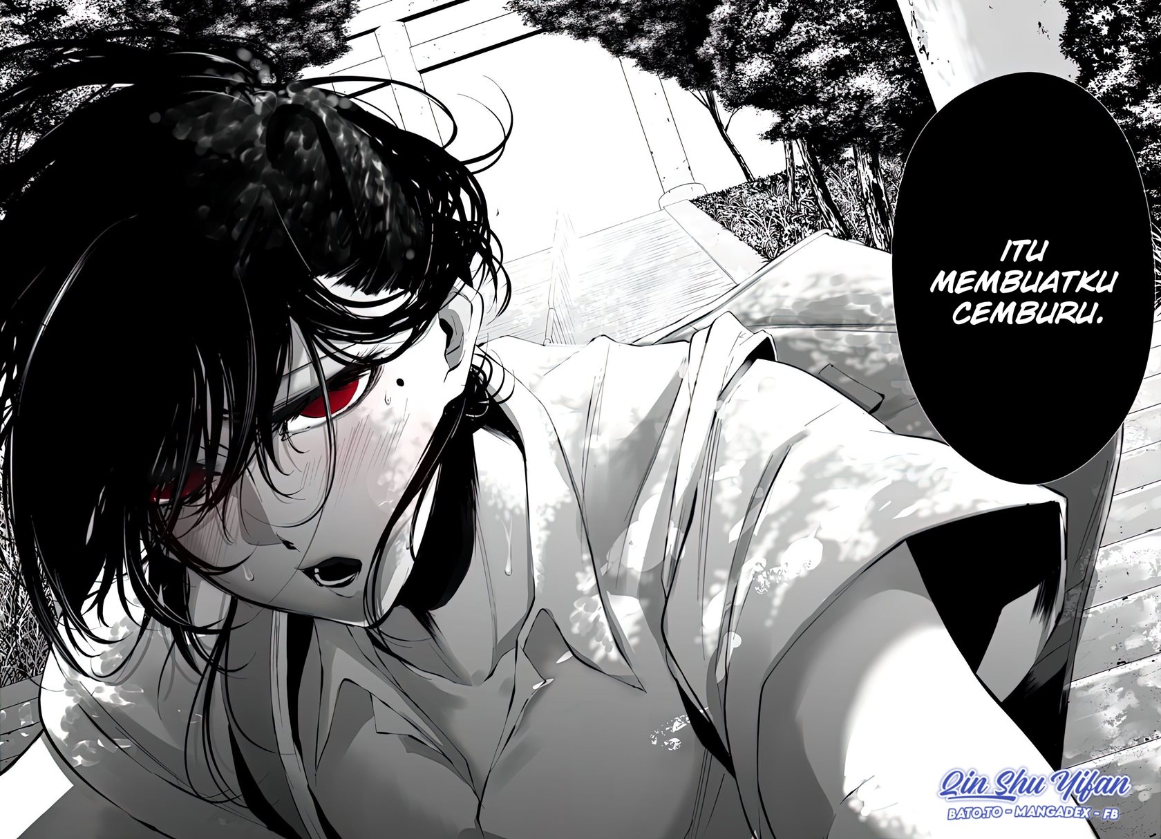 Halaman 19 dari Tsurenai Hodo Aokute Azatoi Kurai ni Akai Chapter 4