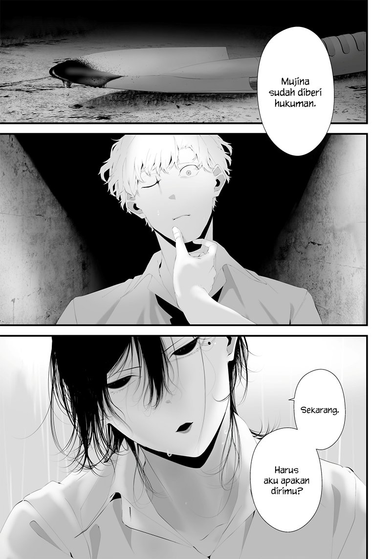 Halaman 1 dari Tsurenai Hodo Aokute Azatoi Kurai ni Akai Chapter 42