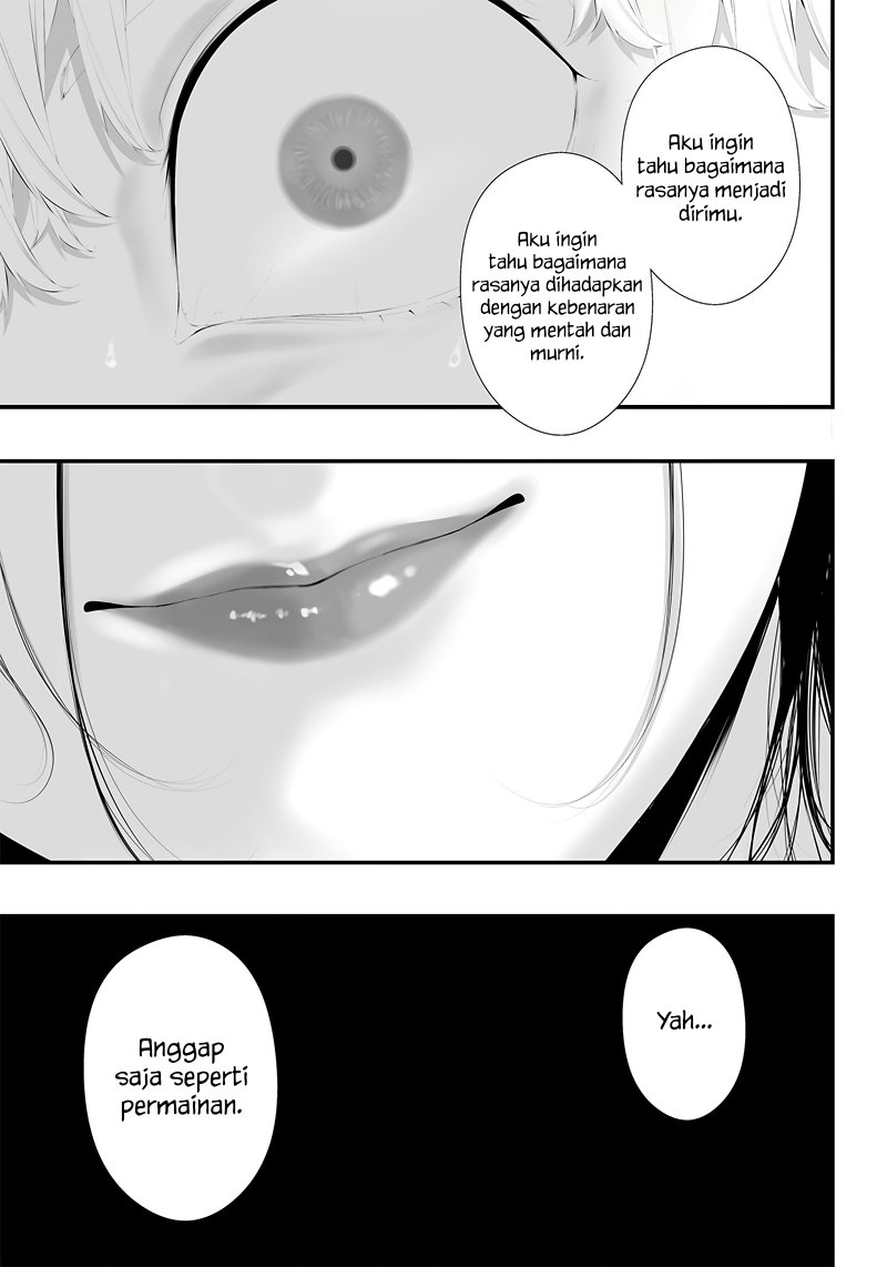 Halaman 11 dari Tsurenai Hodo Aokute Azatoi Kurai ni Akai Chapter 42