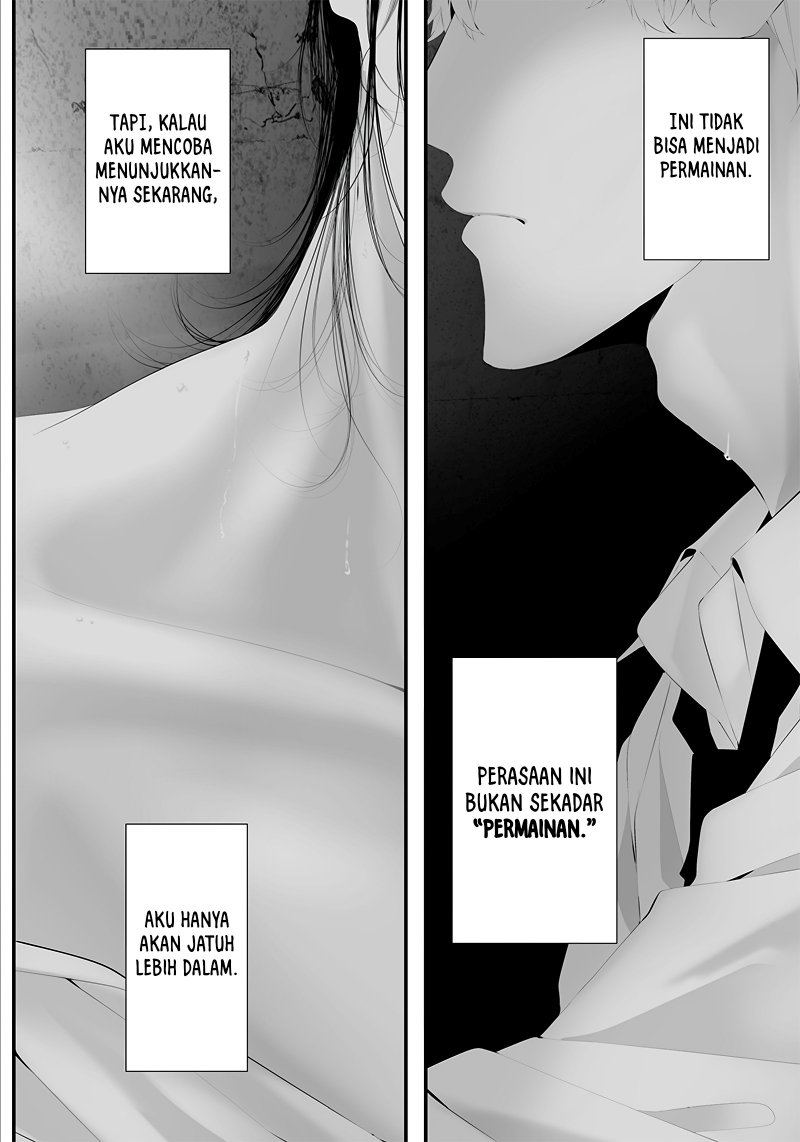 Halaman 12 dari Tsurenai Hodo Aokute Azatoi Kurai ni Akai Chapter 42