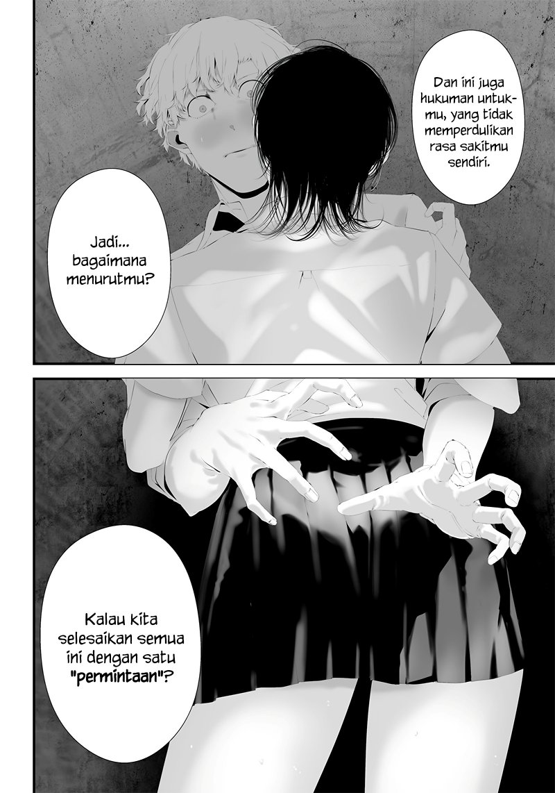 Halaman 8 dari Tsurenai Hodo Aokute Azatoi Kurai ni Akai Chapter 42