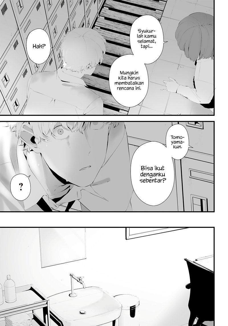 Halaman 11 dari Tsurenai Hodo Aokute Azatoi Kurai ni Akai Chapter 43
