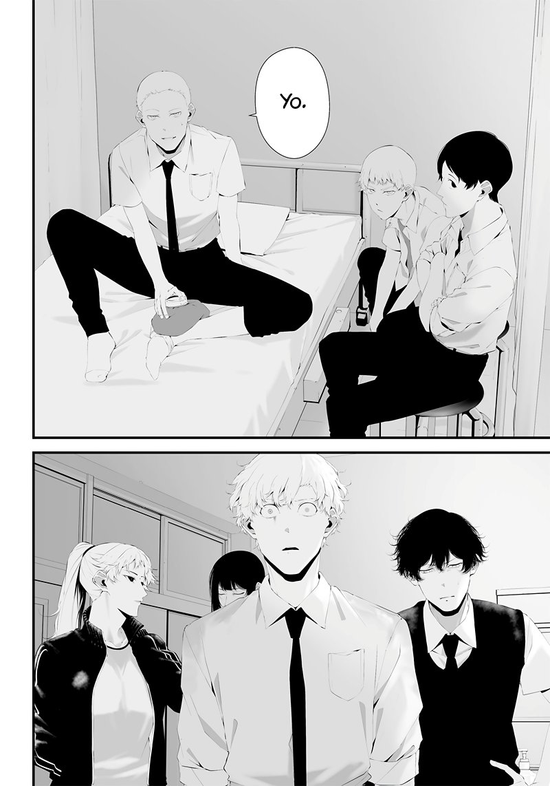 Halaman 12 dari Tsurenai Hodo Aokute Azatoi Kurai ni Akai Chapter 43