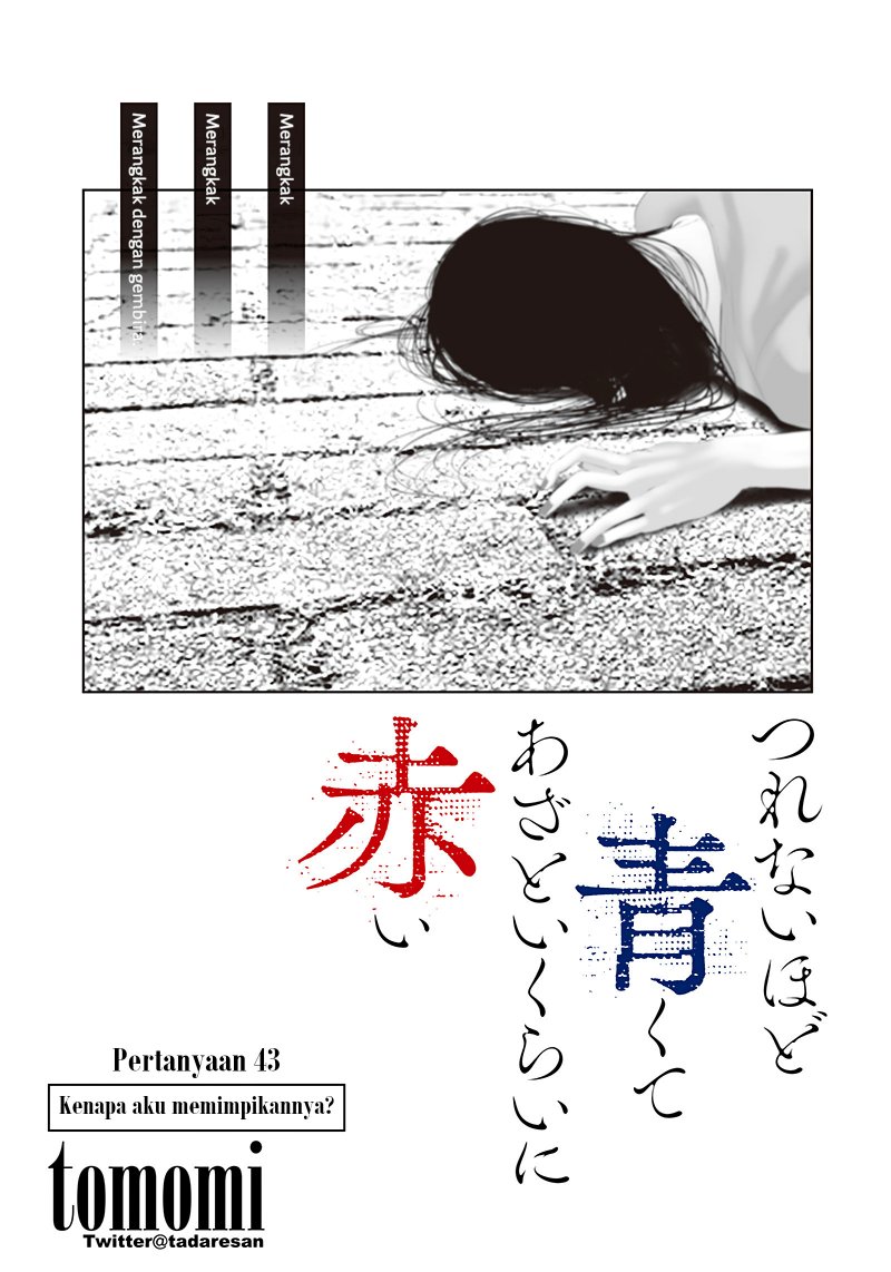 Halaman 7 dari Tsurenai Hodo Aokute Azatoi Kurai ni Akai Chapter 43