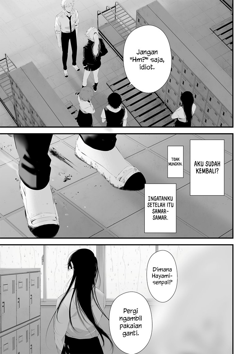 Halaman 9 dari Tsurenai Hodo Aokute Azatoi Kurai ni Akai Chapter 43