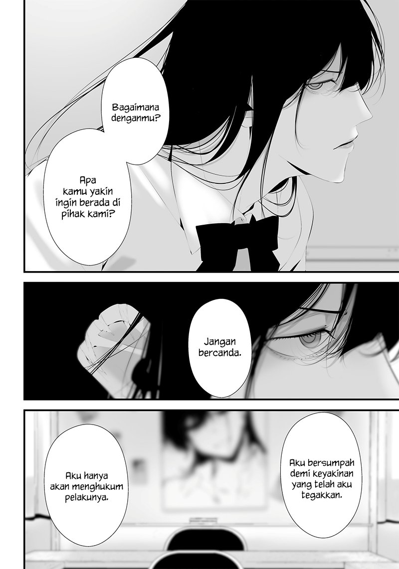 Halaman 10 dari Tsurenai Hodo Aokute Azatoi Kurai ni Akai Chapter 44