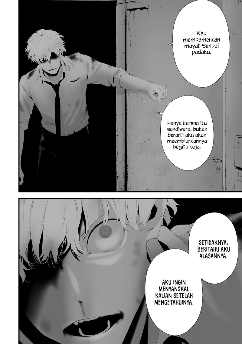 Halaman 8 dari Tsurenai Hodo Aokute Azatoi Kurai ni Akai Chapter 48