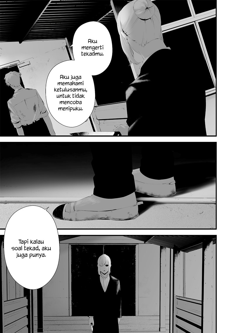 Halaman 13 dari Tsurenai Hodo Aokute Azatoi Kurai ni Akai Chapter 49