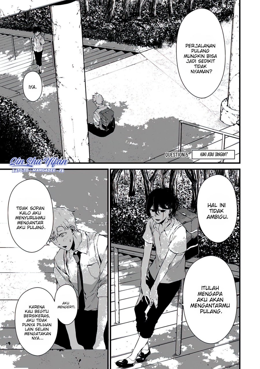 Halaman 2 dari Tsurenai Hodo Aokute Azatoi Kurai ni Akai Chapter 5