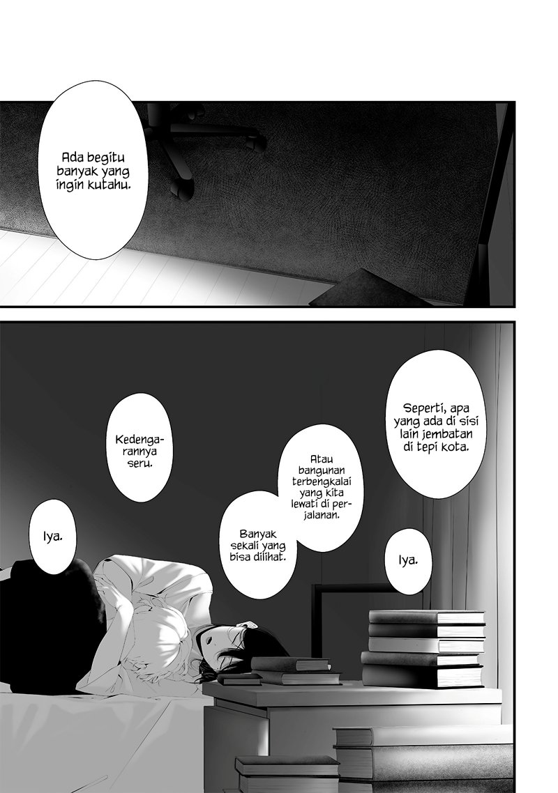 Halaman 15 dari Tsurenai Hodo Aokute Azatoi Kurai ni Akai Chapter 50