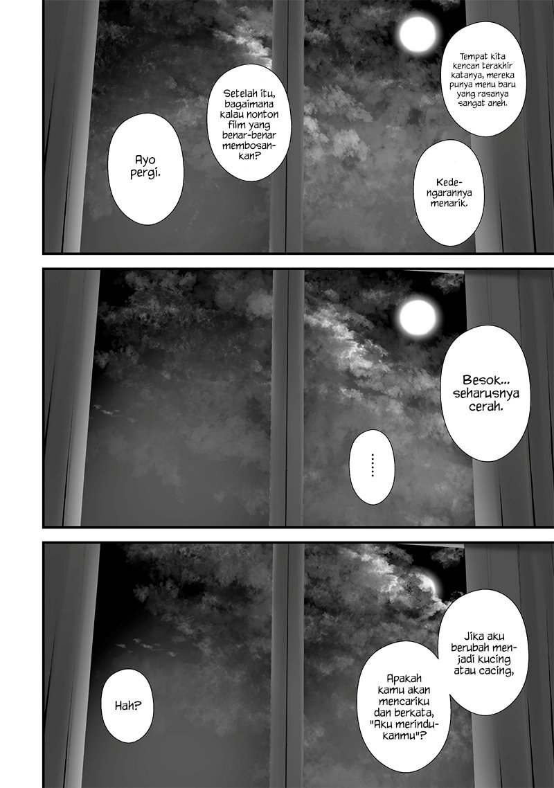 Halaman 16 dari Tsurenai Hodo Aokute Azatoi Kurai ni Akai Chapter 50