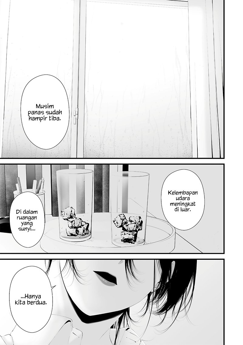 Halaman 1 dari Tsurenai Hodo Aokute Azatoi Kurai ni Akai Chapter 53