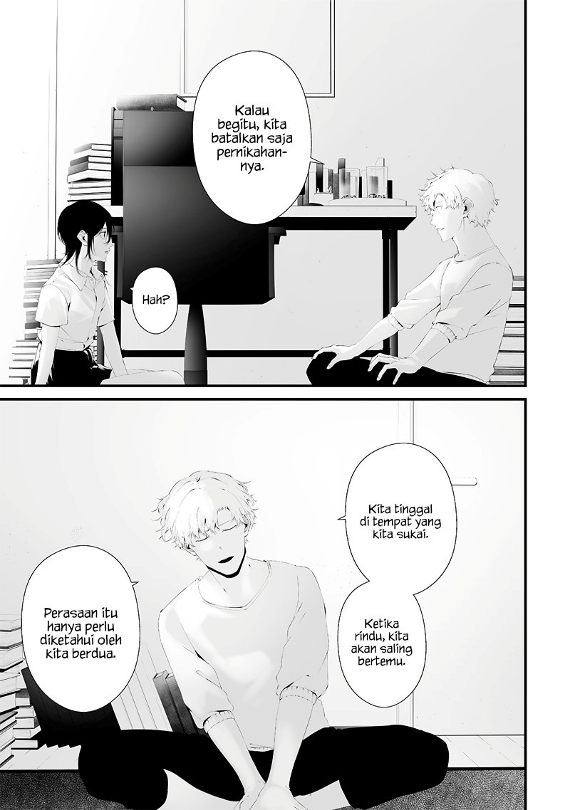 Halaman 13 dari Tsurenai Hodo Aokute Azatoi Kurai ni Akai Chapter 53