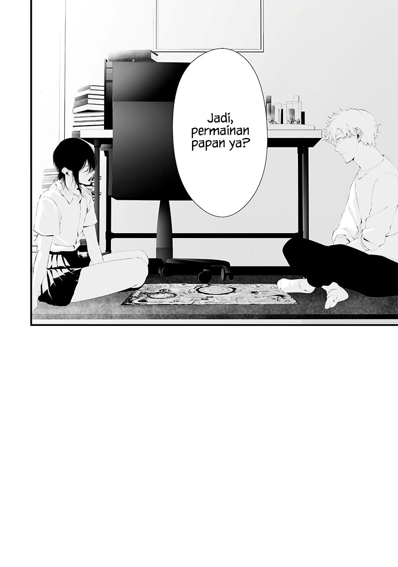 Halaman 2 dari Tsurenai Hodo Aokute Azatoi Kurai ni Akai Chapter 53