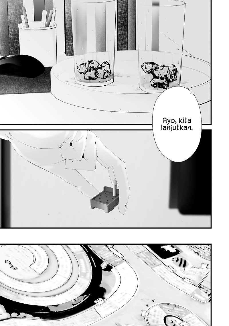 Halaman 9 dari Tsurenai Hodo Aokute Azatoi Kurai ni Akai Chapter 53