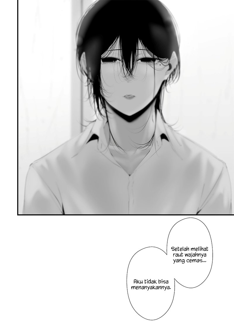 Halaman 18 dari Tsurenai Hodo Aokute Azatoi Kurai ni Akai Chapter 54