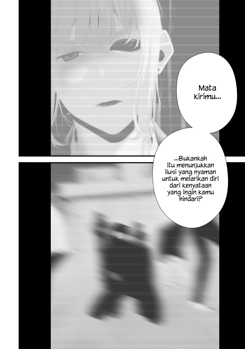 Halaman 12 dari Tsurenai Hodo Aokute Azatoi Kurai ni Akai Chapter 55